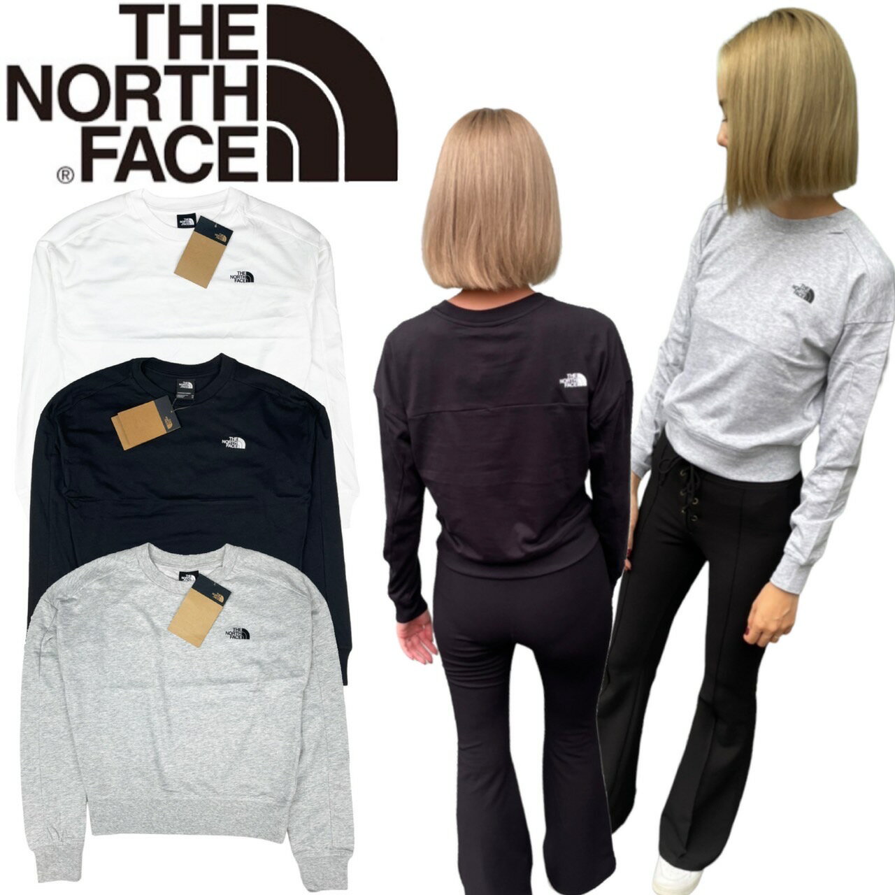 ザ ノースフェイス The North Face 長袖Tシャツ NF0A4917 レディース ロンT トップス ミディアム丈 全3色 THE NORTH FACE W L/S ENSEI TEEのサムネイル