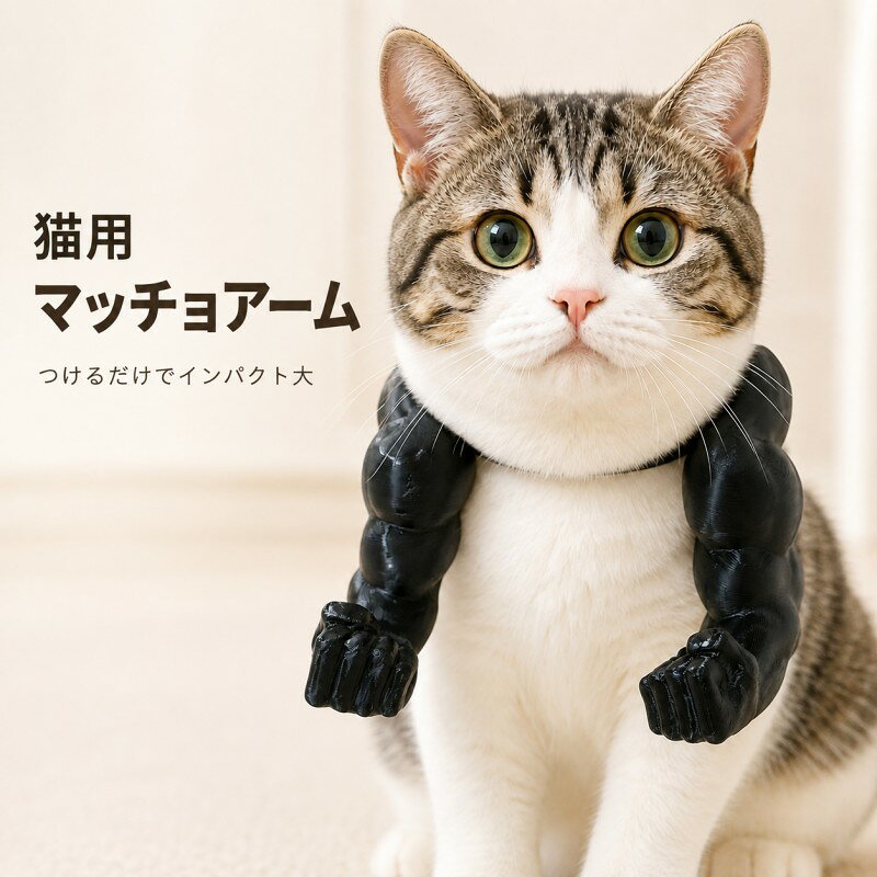 ペットをスーパーヒーローに変身させましょう。ハロウィンや誕生日パーティーに最適です。 軽量プラスチック製で、猫ちゃんに快適にフィットします。丈夫で鮮やかなカラーが、ペットを元気いっぱいに見せます。 ほとんどの小型猫ちゃんに適しており、動きやすく、ペットにとって楽しく魅力的な体験を提供します。（ご購入前にサイズを測ってください。） 誕生日パーティー、ハロウィン、クリスマス、日常のロールプレイングなど、様々なシーンで活躍します。 ペットの見た目に楽しさをプラスし、犬好きや猫好きの方へのプレゼントにも最適です。