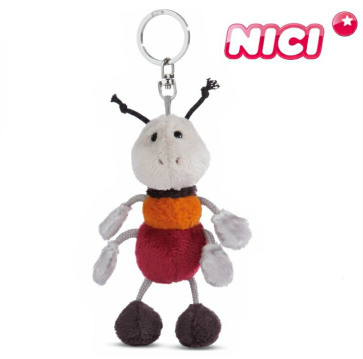 NICI(ニキ)【正規商品】BB アント エンジ 10cm nici キーホルダー キーリング バッグチャーム バッグアクセサリー 新学期