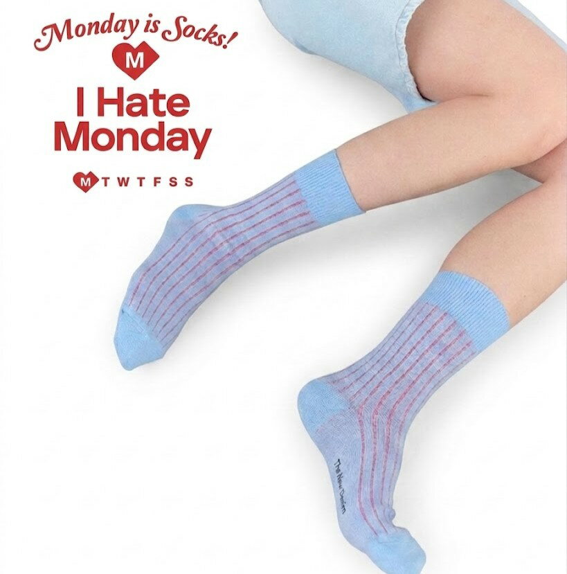 樂天商城 - IHateMonday シークレットソックス レディース 靴下 ストライプ 見せソックス 韓国製 コットン混 おしゃれ リブソックス　secretsock