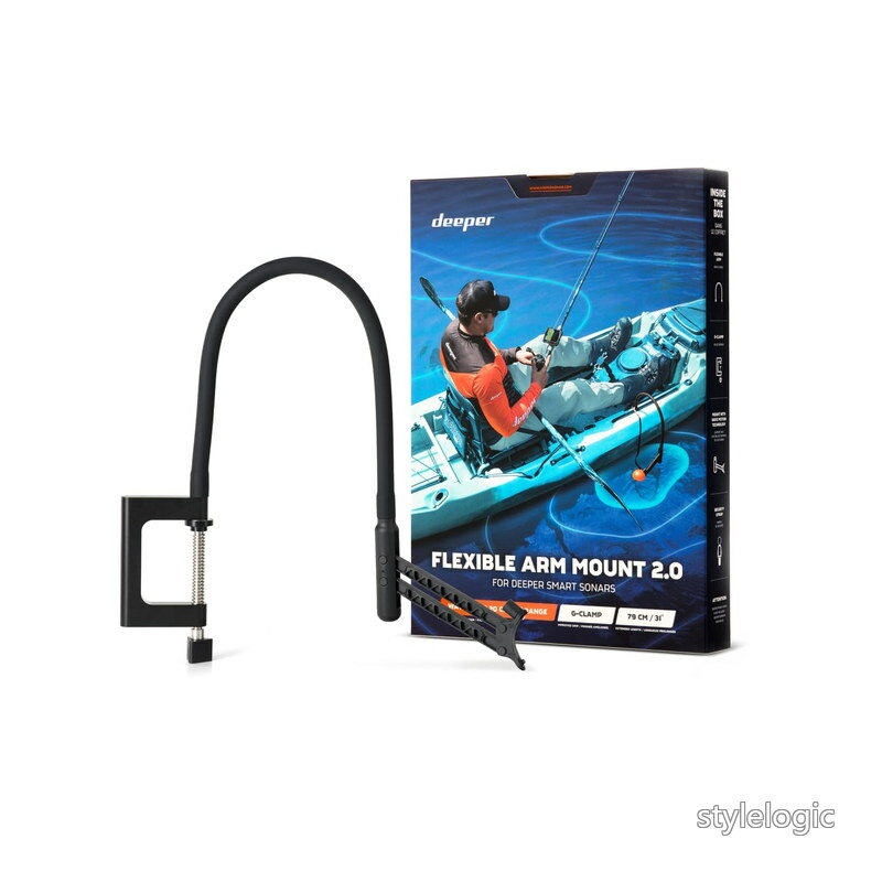 deeperワイヤレススマート魚群探知機専用フレキシブルアーム 2.0
