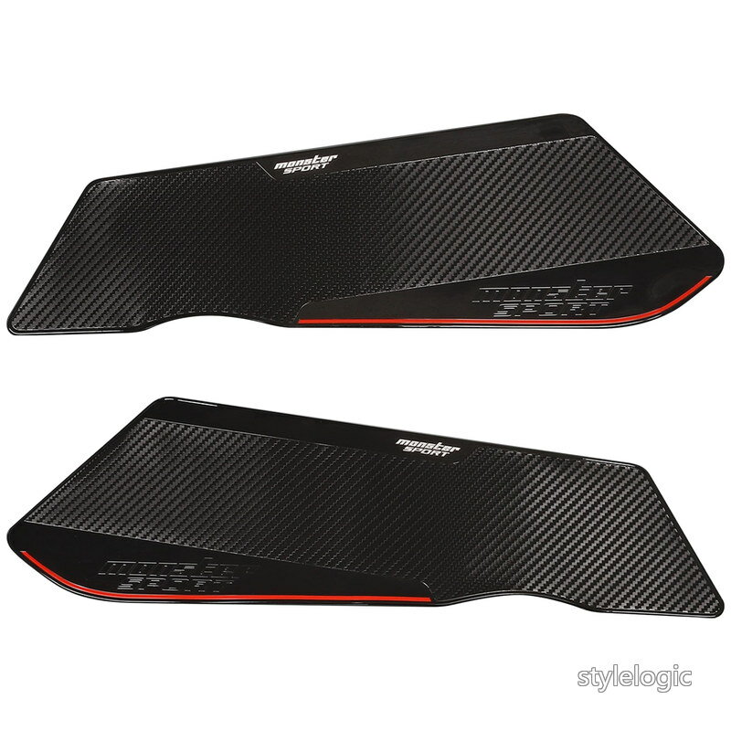 Rakuten - 【送料無料】MONSTER SPORT ドアインナープロテクター スイフトスポーツ[ZC33S]/スイフト[ZC83S他] 2枚組 キズ防止 内装保護 日本製 ブラック キックガード 898120-7600M