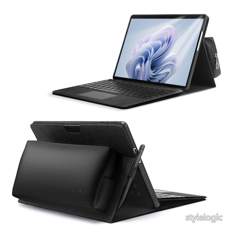 Rakuten - 【送料無料】Omnpak Microsoft Surface Pro 11 /Surface Pro 10 /Surface Pro 9 ケース 軽量保護 Surface Proキーボード対応 取り外し可能収納ケース付き 電子ペンクリップ付き