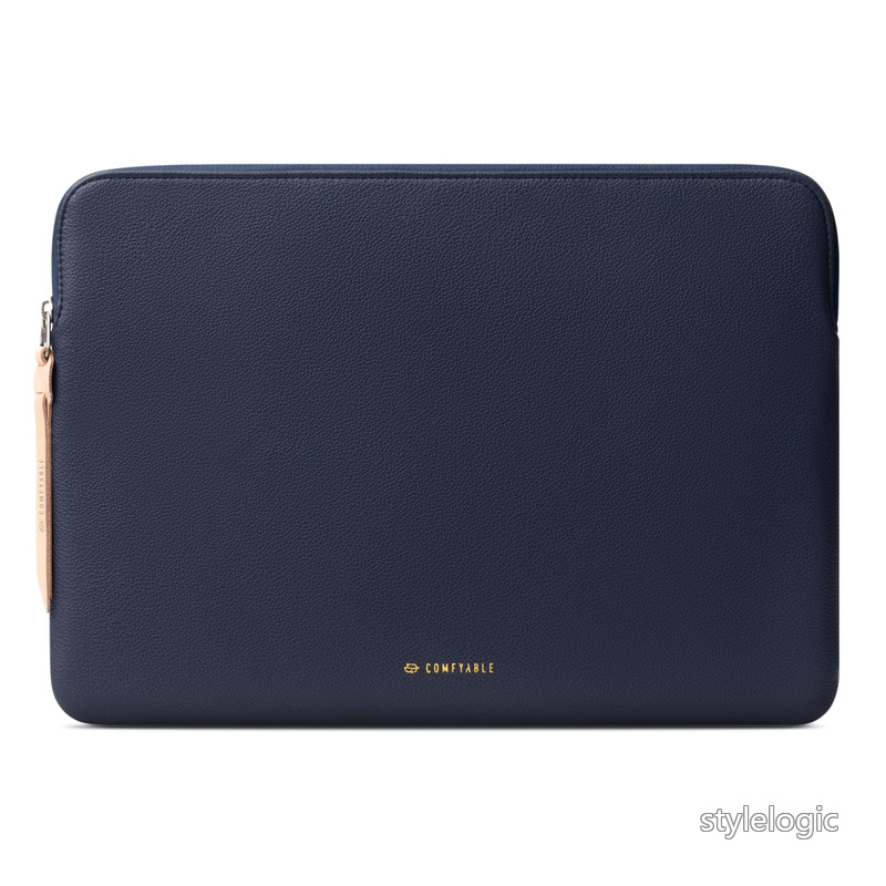 Comfyable Leather Laptop Sleeve Compatible with 16 Inch MacBook Pro M4 2024 & 15 Inch MacBook Air M3 2024 A3114 (Loose Fit) M2 2023 Blue