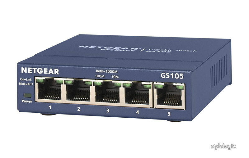 NETGEAR スイッチングハブ 5ポート 1G 金属筐体 静音ファンレス リミテッドライフタイムハードウェア保証 アンマネージスイッチ GS105-500JPS