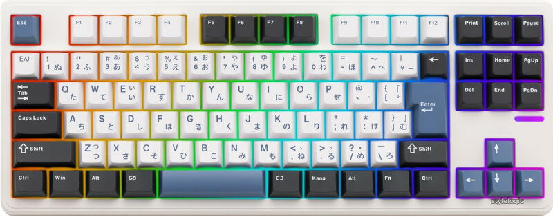 【送料無料】80 メカニカルキーボード 3WAY接続 無線 ワイヤレス 低遅延 テンキーレス TKL JIS 日本語配列 US 英字配列 ガスケットマウント ARGB ホットスワップ VIA 国内正規品 (Ultra(8000mAh) Mist/Frost Switch/FR4プレート(日本語配列))