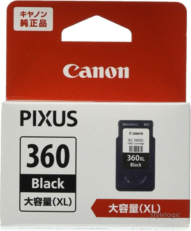 乐天商城 - 【送料無料】インクカートリッジ 純正 交換用 BC-360XL 大容量 ブラック (BC-360XL 1)