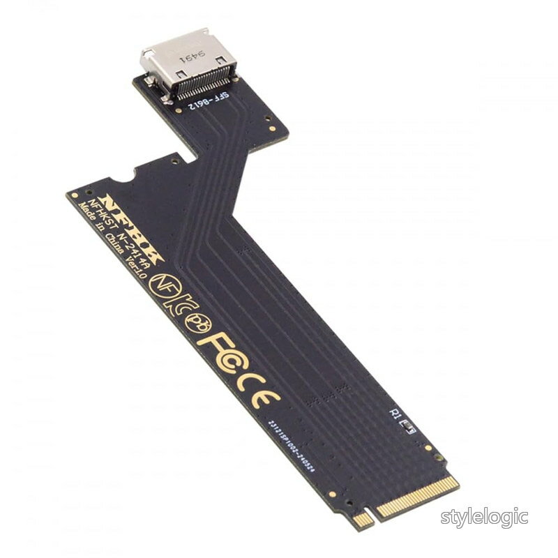 乐天商城 - 【送料無料】カード PCI-E 4.0 M.2 M キーから Oculink SFF-8612 SFF-8611 ホスト アダプター (2024 ThinkBook 14+ AMD8845 外部グラフィック カード & SSD 用)