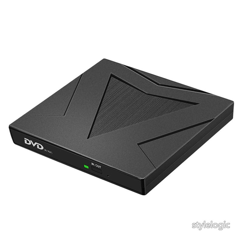 樂天商城 - 【送料無料】外付けドライブ 車用ポータブルdvdプレーヤー トップ用の外付け Dvd プレーヤー リーダー 車用usb Cdプレーヤー 車用dvdプレーヤー Black 金属