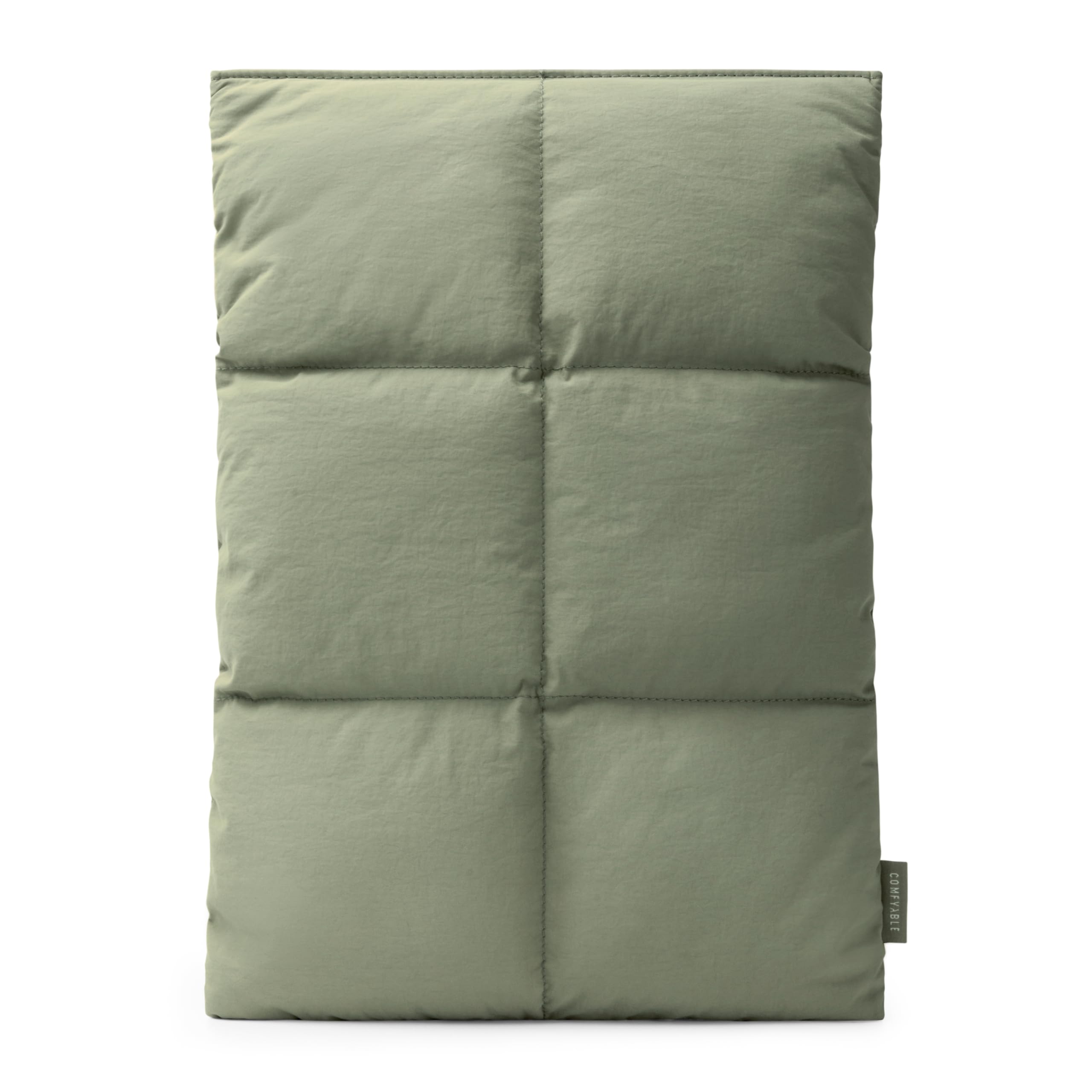 Comfyable Puffy Laptop Sleeve 13" 14" Quilted Puffer Laptop Carrying Case for Men and Women Pillow Case for MacBook Air M4 M3 M2 M1 MacBook Pro 13-in 14-in M5 M4 M3 M2 M1 Cover Olive Green