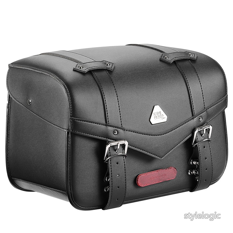 Rakuten - 【送料無料】KEMIMOTO サイドバッグ 25L バイク用 サドルバッグ バック 撥水対応 小物収納 取付簡単 ブラック KM5431
