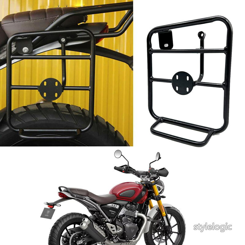 FOR SCRAMBLER 400 X スクランブラー400X SPEED 400 スピード400 2024 2025 オートバイサイドラック荷物サドルバッグ取り付けブラケットホルダー