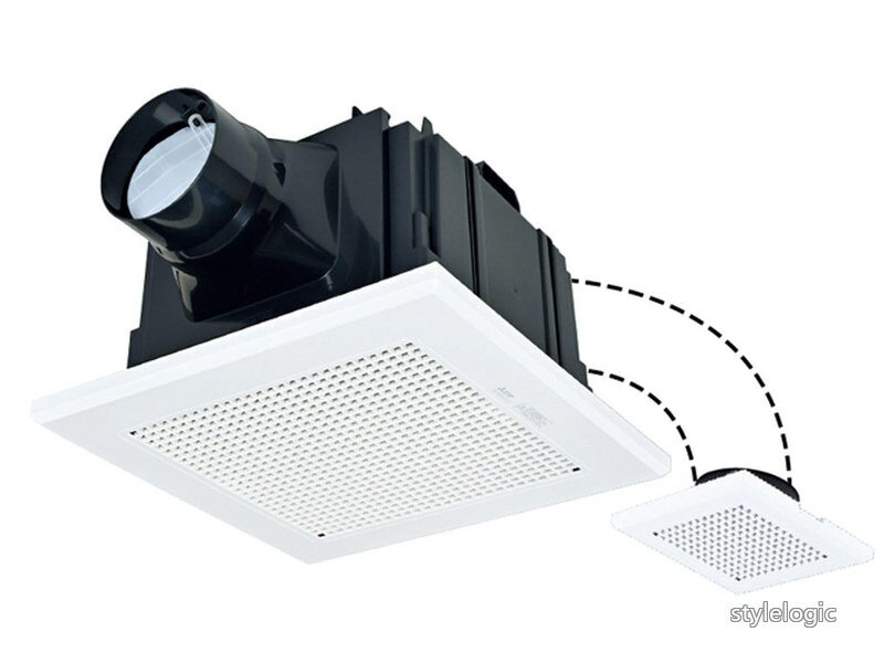 Rakuten - 【送料無料】三菱電機(MITSUBISHI ELECTRIC) 天井埋込形換気扇 BL認定品 2部屋用 VD-13ZFC14-BL