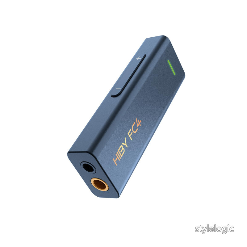 HiBy FC4 ポータブルヘッドホン amp dac mqa ドングル USB dac 高駆動力 MQA 16X PCM 768kHz DSD 256 ネイティブ Android/iOS/Mac/Windows用 ブルー