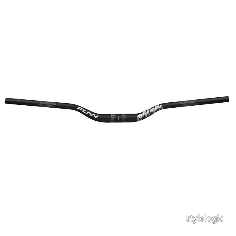 Rakuten - 【送料無料】Funn アップターン (Upturn) ハイライズマウンテンバイクハンドルバー - バークランプ31.8mm、幅785mm付き。耐久性と軽量の合金ライザー自転車ハンドルバー、MTBとBMXバイク用 (40mm上昇、ブラック)