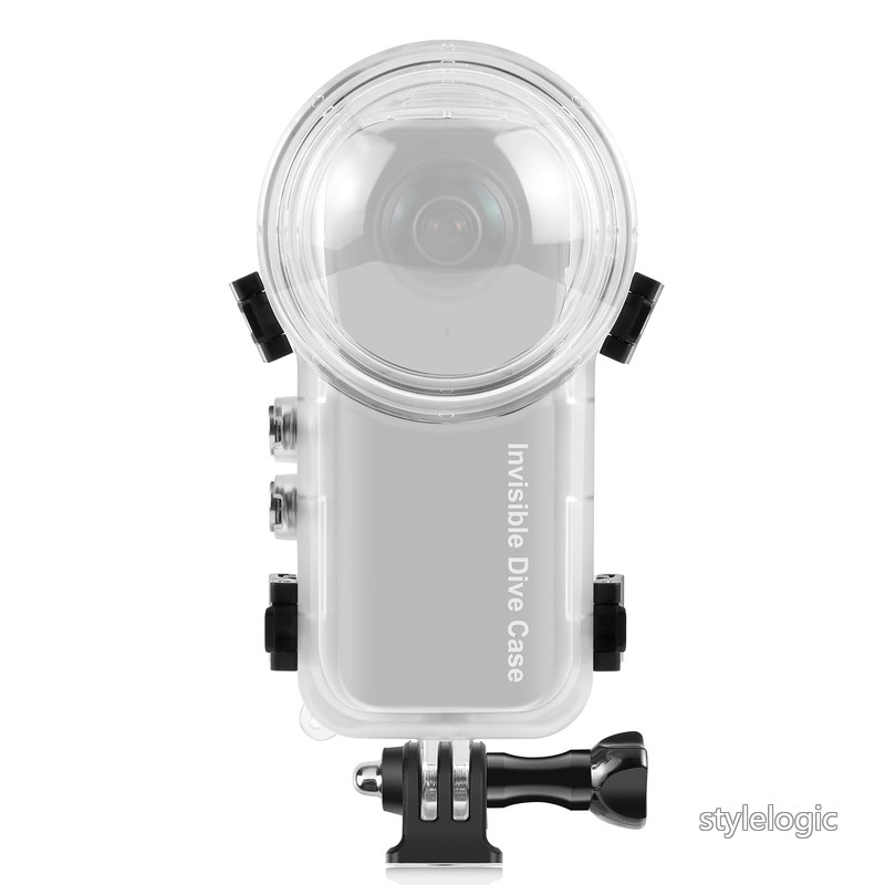 Rakuten - 【送料無料】PULUZ 【Insta360 X3用インビジブルダイブハウジングケース】50m/164フィート防水ケース保護水中ダイビングシェルブラケットアクセサリー付き 防水ケース