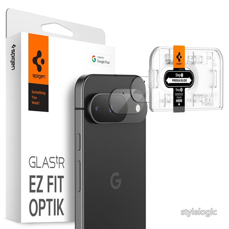 【送料無料】Spigen【Made for Google 公式認定】Pixel 9 用 カメラ保護フィルム Pixel9 対応 レンズプロテクター 2枚入 AGL08443