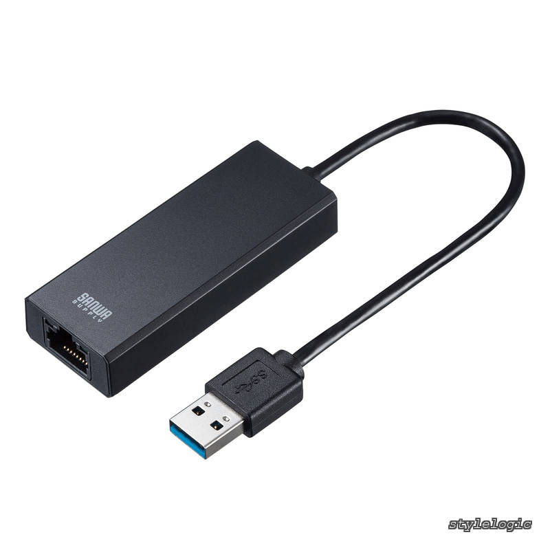 Rakuten - 【送料無料】USB3.2-LAN変換アダプタ(2.5Gbps対応) USB-CVLAN5BK ブラック