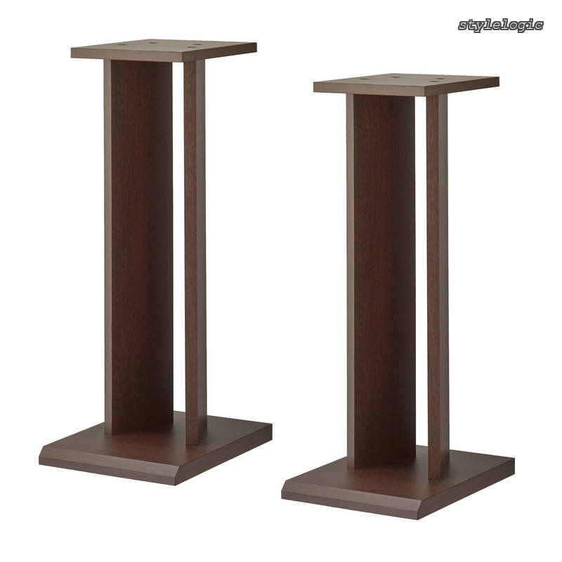 Rakuten - 【送料無料】スピーカースタンド 2台1組 高さ60cm ダークブラウン SB-57