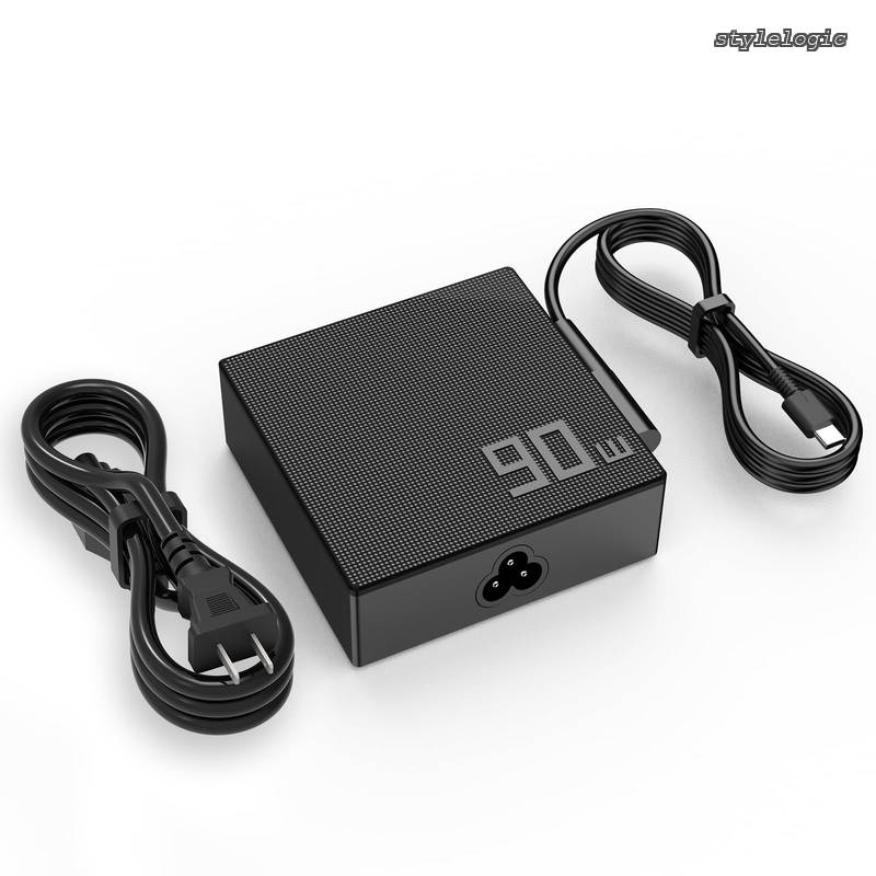 汎用 ACアダプター USB C Type-C 電源アダプター ノートパソコン充電器 軽量 対応Dell Inspiron 14 7430 2-in-1; Latitude 5430 7330; Lenovo ThinkPad X1 Carbon 8th Genなどに対応 ノートPC用ACアダプター 2.5m 交換用充電器