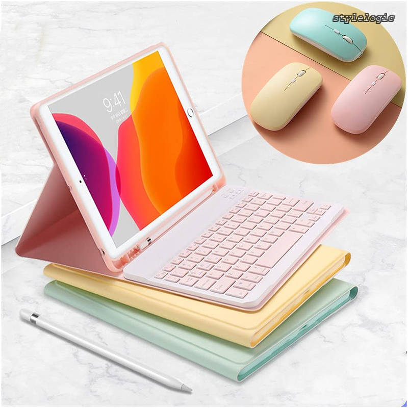 Rakuten - 【送料無料】iPad 第10世代 2022 10.9インチ キーボードケース 2025 iPad A16 (第11世代 11インチ) カラーキーボード かわいい キャンディーカラー レディース 分離式 キーボード ペンシル収納 女性 人気 (ミント)