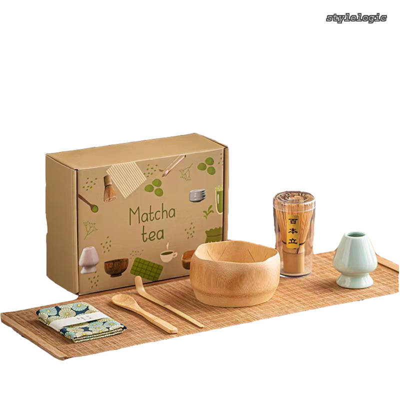 乐天商城 - 【送料無料】お点前セット 日本茶セット 茶道具セット 抹茶茶道 茶碗 百本立茶筅 茶筅立て 茶杓 抹茶 粉末 泡立て器（木）