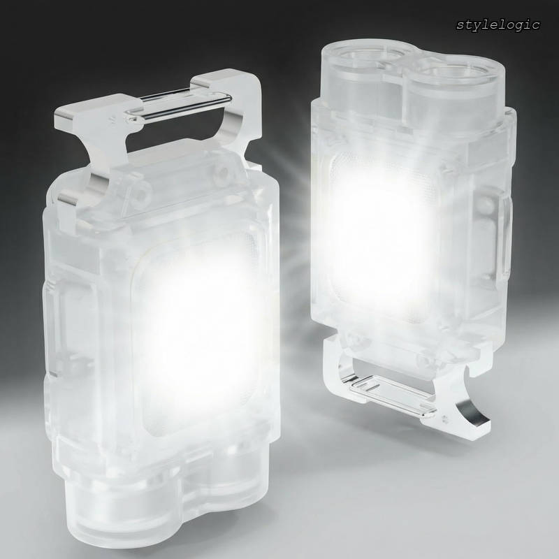 【送料無料】小型懐中電灯 COPPOR ランニングライト ミニライト USB充電式 超軽量 7種点灯モード 高輝度 赤/白/青 磁石/フック付き ミニ投光器 ランニング キャンプ 作業用 防水設計 ハンズフリー IPX5防水 夜釣り 登山 散歩 アウトドア 災害 停電用 （二