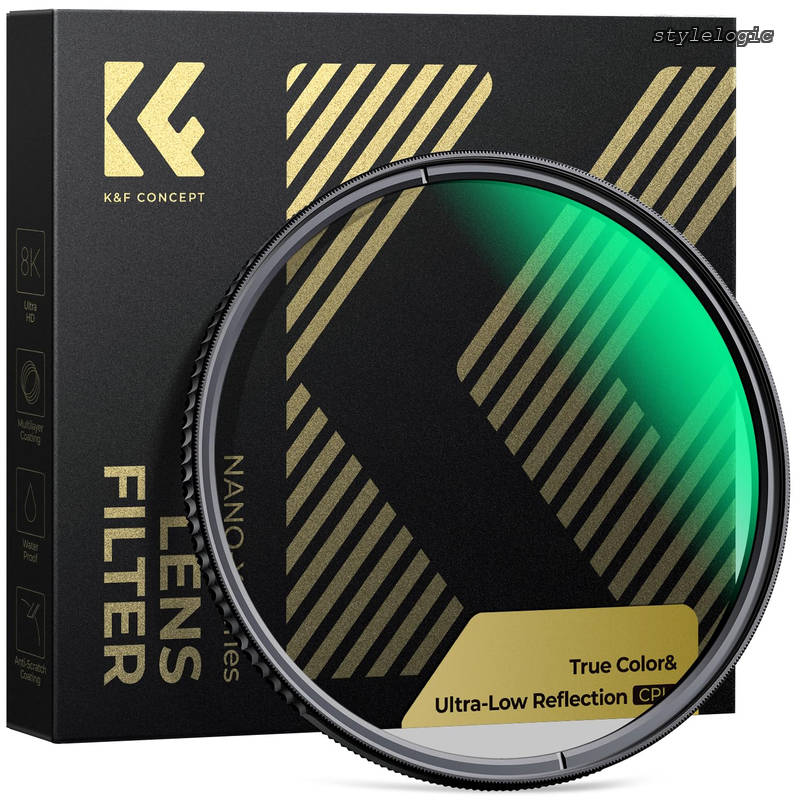 Rakuten - 【送料無料】CONCEPT 49mm True Color&超低反射 CPLフィルター 黄色被り解消可能 超低反射0.1% コントラスト 反射調整 高透過率 円偏光フィルター 両面28層コーティング 光学ガラス 風景写真に最適 （Nano-Xcel）