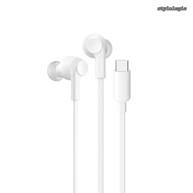 SoundForm ANC 有線イヤホン USB-C対応 ノイズキャンセリング Window/MacOS/IOS対応 MacBook Pro/Air iPad ProなどUSB-C音声出力対応デバイス用イヤホン ホワイト G3H0003fqWH