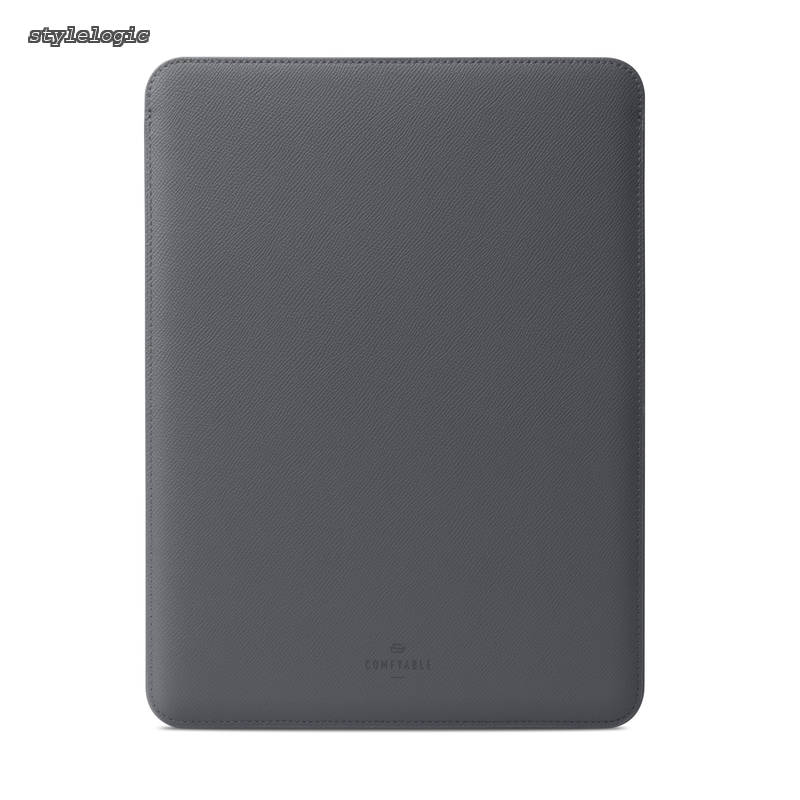 Laptop Sleeve 14 Inch Precisely Compatible with MacBook Pro M5 2025 M4 M3 M2 M1 Pro/Max 2024 Genuine Leather Cover Case Dark Gray