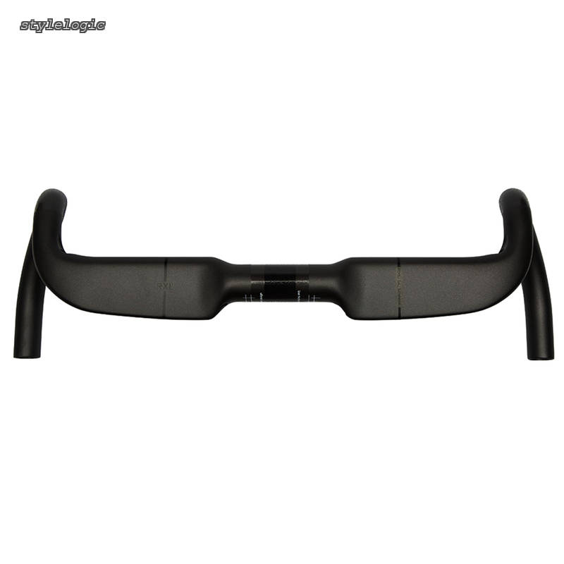 Rakuten - 【送料無料】SL エアロハンドル カーボン ドロップハンドル カーボン 自転車ハンドル 31.8mm 内臓ケーブル 軽量 UDつや消し-黒 458mm