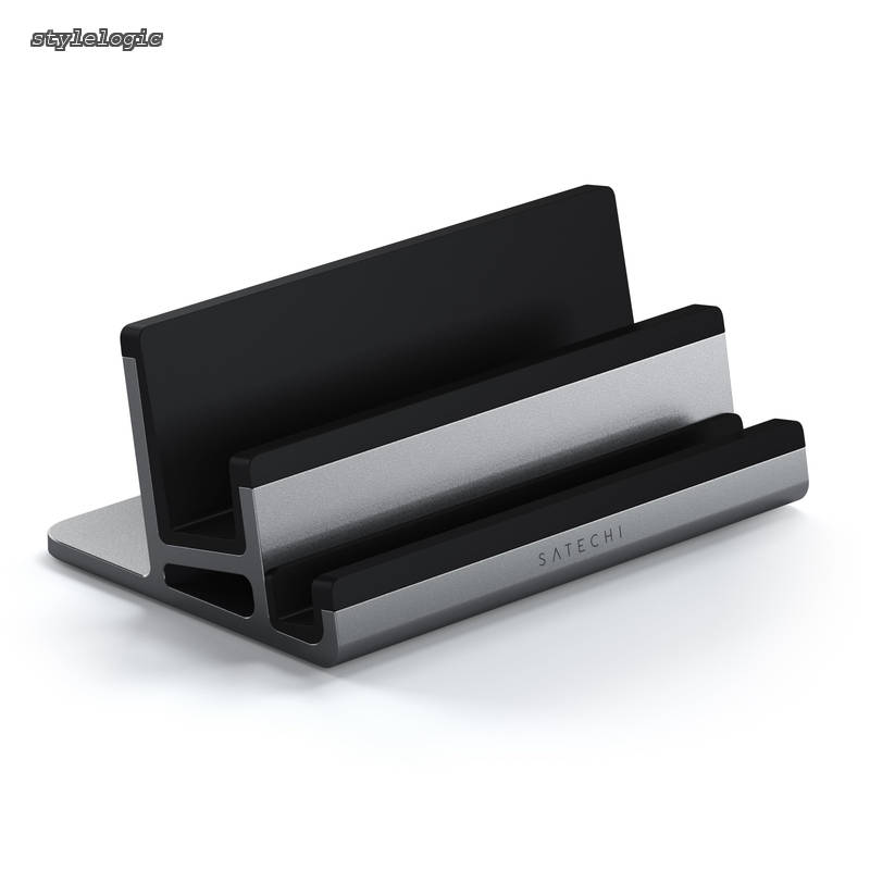 Rakuten - 【送料無料】デュアル縦型アルミニウムスタンド2台用 ? MacBook Air & Pro M5/M4、iPad Air & Pro M5/M4、iPad Mini、iPhone 17 他対応、ユニバーサル互換性