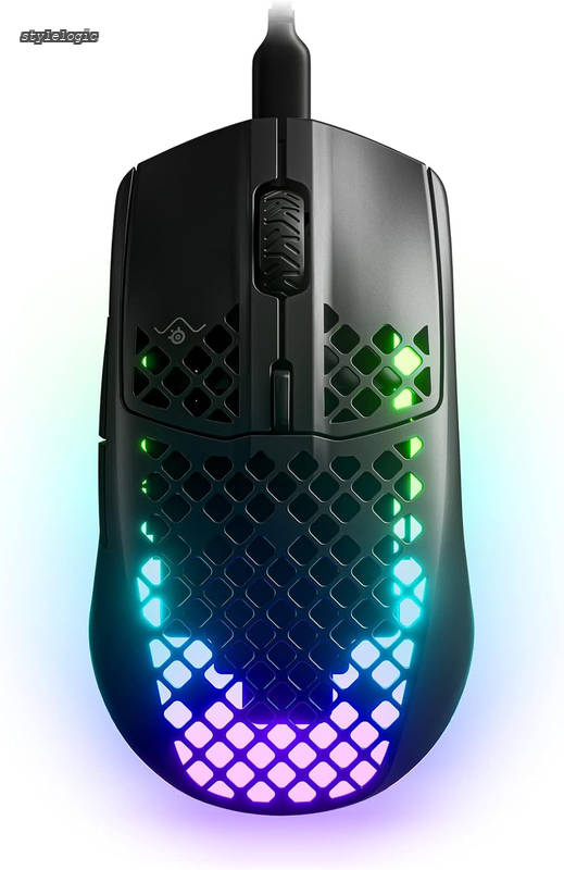 ゲーミングマウス 無線 Aerox 3 Wireless Onyx 2022 超軽量 TRUEMOVE AIRセンサー搭載 Quantum Wireless 2.0テクノロジー IP54規格 防水 防塵 62612J