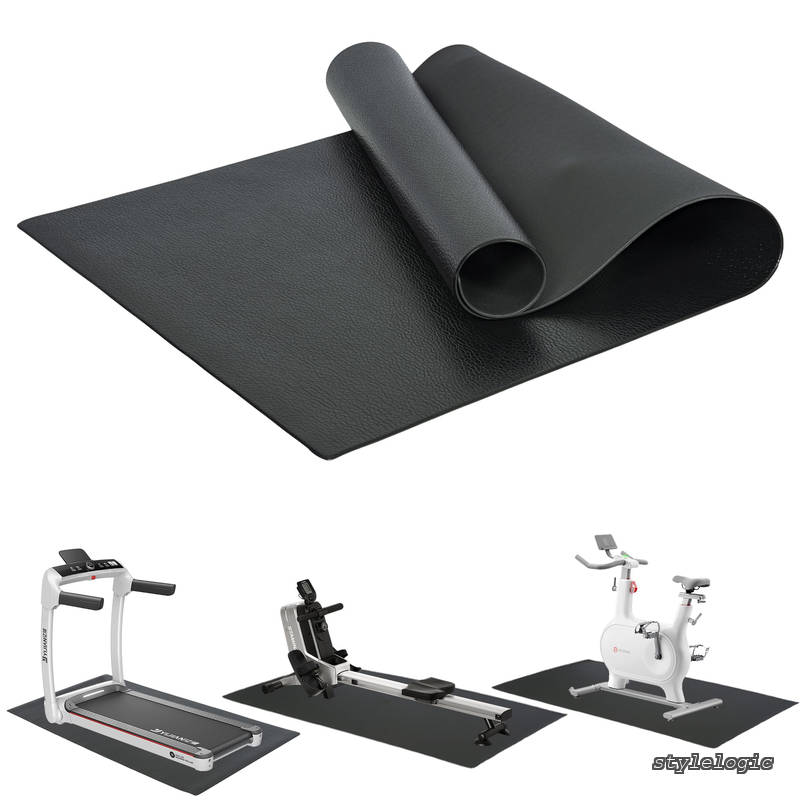 Rakuten - 【送料無料】ルームランナー マット 厚さ6mm×1800×900 高密度PVC トエクササイズ フロア レーニング 運動器具 懸垂器具 ランニングマシン 衝撃吸収 マット 防振 防音 床面保護 滑り止め