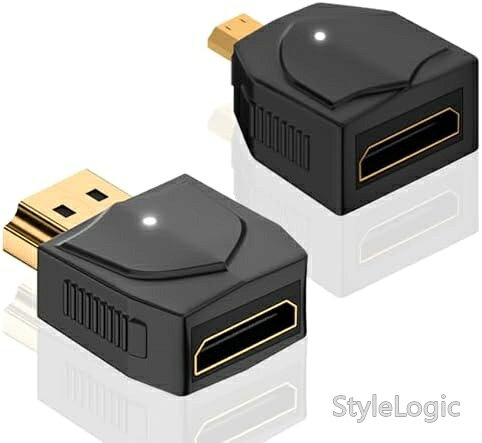 【送料無料】8K HDMI変換アダプタ ミニHDMI 変換 アダプタ 双方向 48Gbps HDMI2.1 8K@60Hz 4K@120Hz 金メッキ ノートパソコン カメラ テレビ 対応 コンパクト 延長