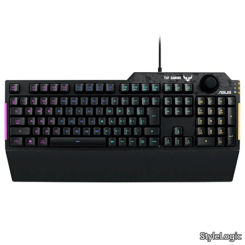 Rakuten - 【送料無料】ゲーミングキーボード RA04 TUF GAMING K1/JP 専用ボリュームノブ 防水 RGB照明 リストレスト