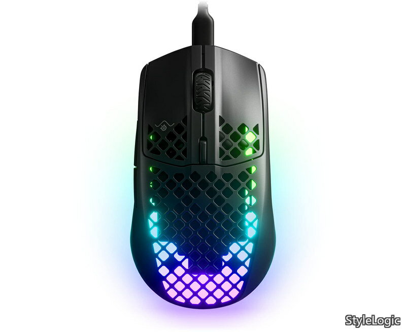ゲーミングマウス 無線 Aerox 3 Wireless Onyx 2022 超軽量 TRUEMOVE AIRセンサー搭載 Quantum Wireless 2.0テクノロジー IP54規格 防水 防塵 62612J