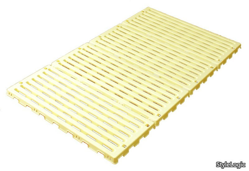 Rakuten - 【送料無料】すのこベッド エアースリープベビー イエロー 70×120cm 782627 0ヶ月~24ヶ月 樹脂製