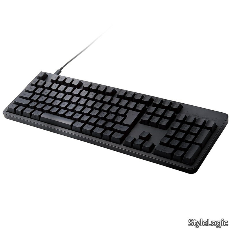 Rakuten - 【送料無料】メカニカルキーボード Leggero 有線 フルサイズ Nキーロールオーバー対応 5000万回高耐久スイッチ採用 茶軸 ブラック TK-MC50UKTBK