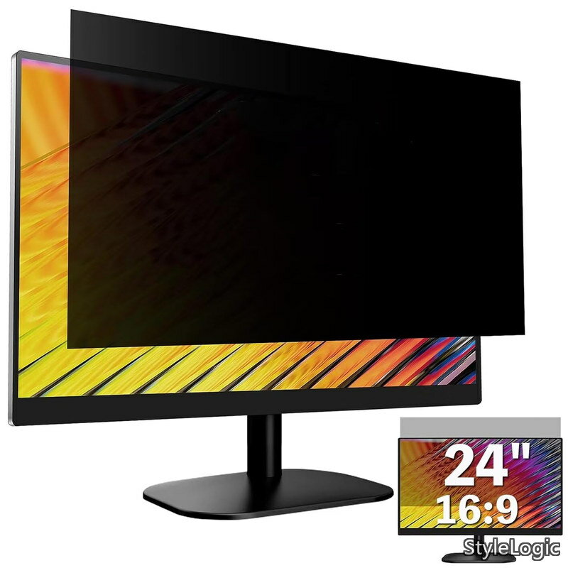 Rakuten - 【送料無料】覗き見防止フィルム プライバシーフィルター ブルーライトカット 反射防止 PC パソコンモニターのぞき見防止 画面保護 保護シート着脱簡単