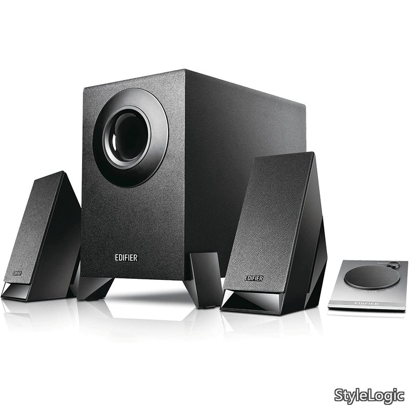 Rakuten - 【送料無料】M1360 2.1ch ゲーミング&マルチメディア用 アクティブスピーカー 最大出力8.5W ブラック 【日本正規代理店品】 ED-M1360-A