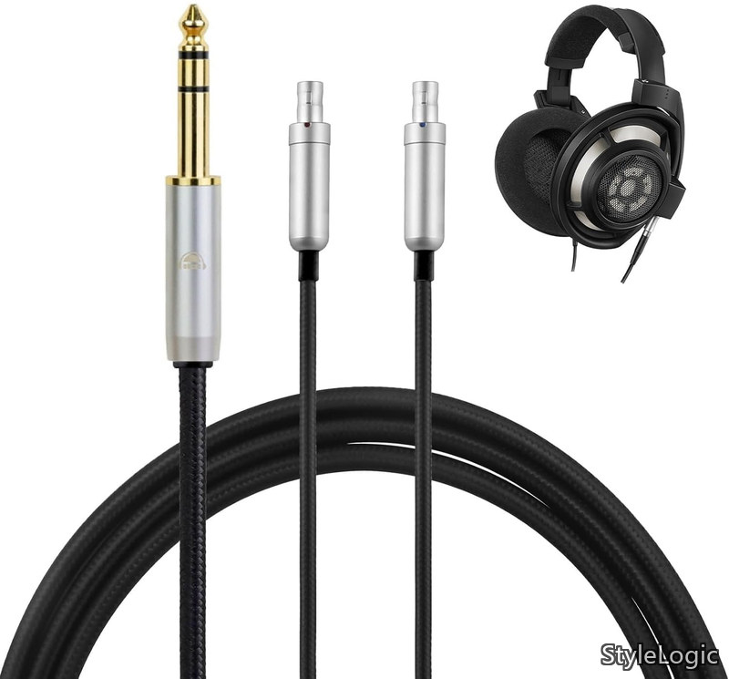 乐天商城 - 【送料無料】TCHD800 ヘッドホンケーブル リケーブル イヤホン・ヘッドホン用 SENNHEISER用 HD800S・HD820・HD800・D1000に適合 OFC 4芯 長さ2.0m 6.35mm