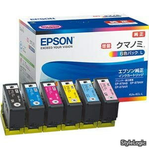 Rakuten - 【送料無料】インクカートリッジ クマノミ6色パック 増量タイプ KUI-6CL-L 1箱(6個:各色1個)