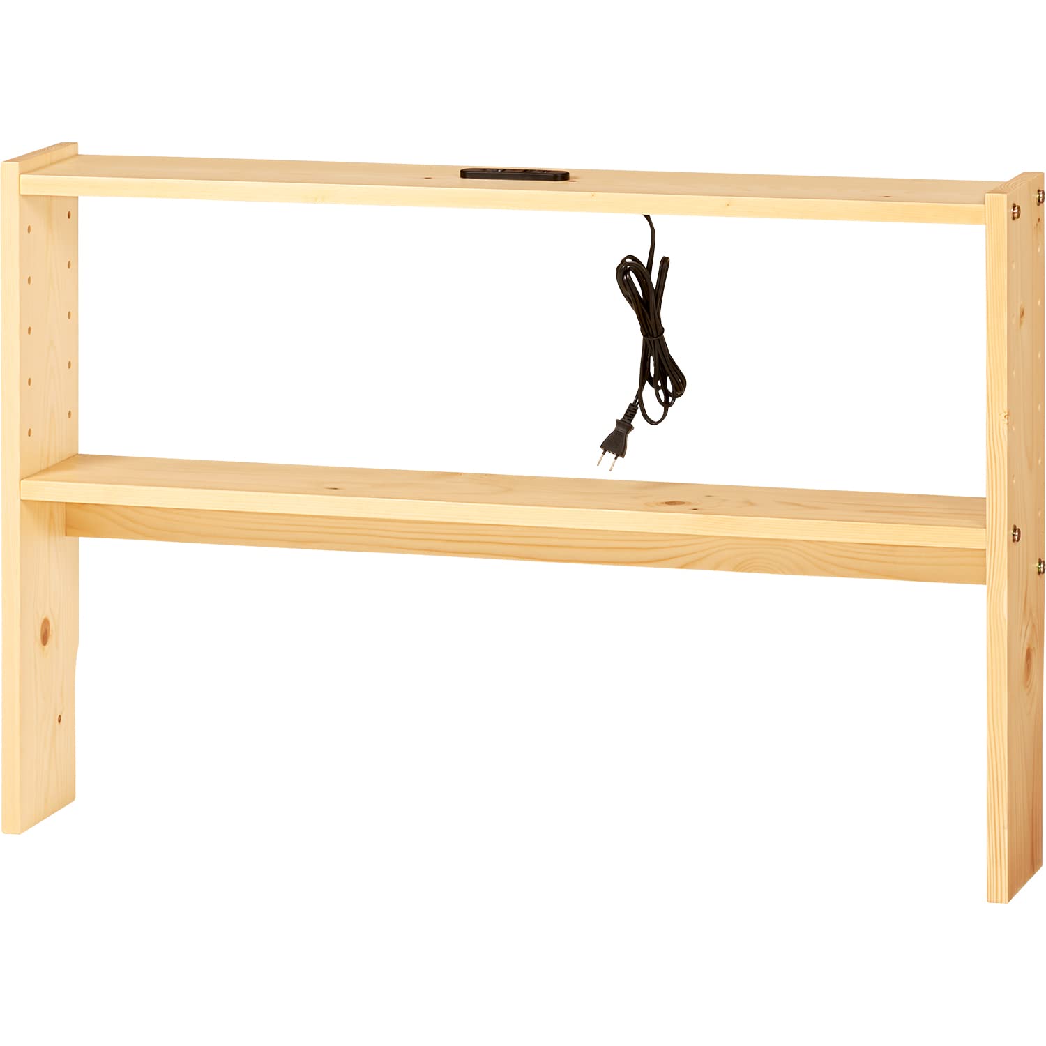 【まとめ買いで最大1000円OFFクーポン!】ヘッドボード 【後付けできる】 棚 宮棚 天然木 収納 薄型 150..