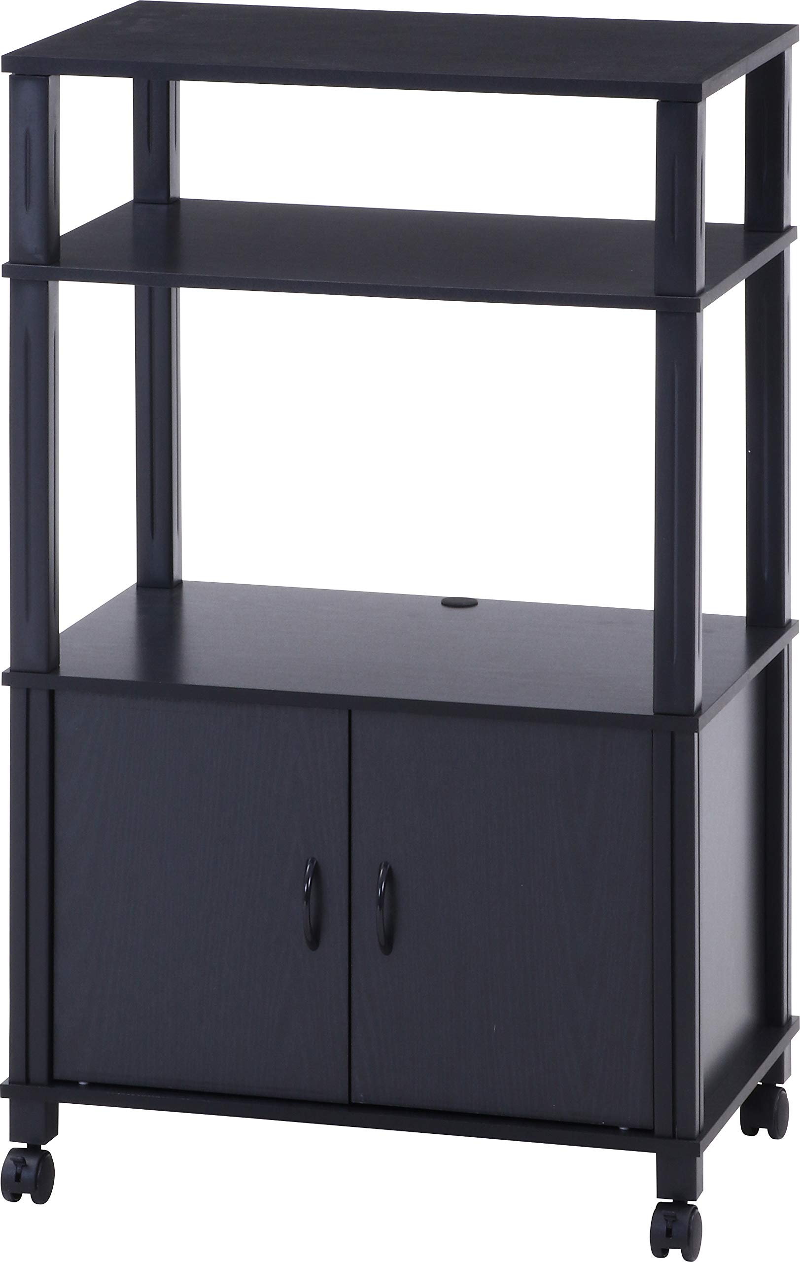 【まとめ買いで最大1000円OFFクーポン!】マルチワゴン キッチンワゴン 幅59.7 ブラウン ブラック 簡単..