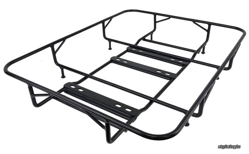 乐天商城 - 【送料無料】限定】 キャプテンスタッグ(CAPTAIN STAG) 自転車 荷台 後用 浅型 バスケット リアラック 固定式 ブラック Y-7050