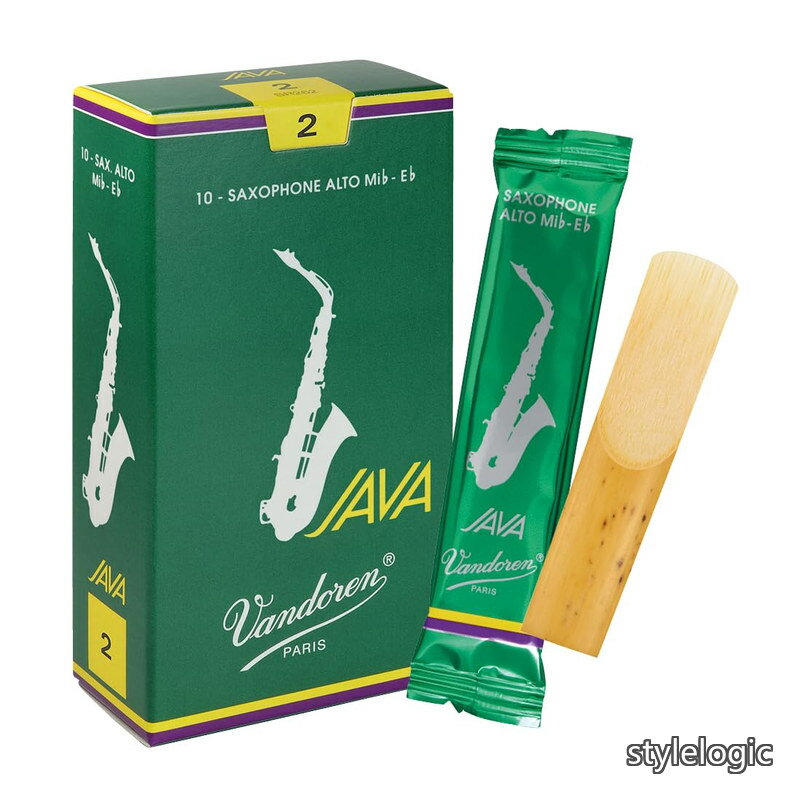 【送料無料】アルトサクソフォンリード ジャバ(JAVA) 硬さ:2 (10枚入)