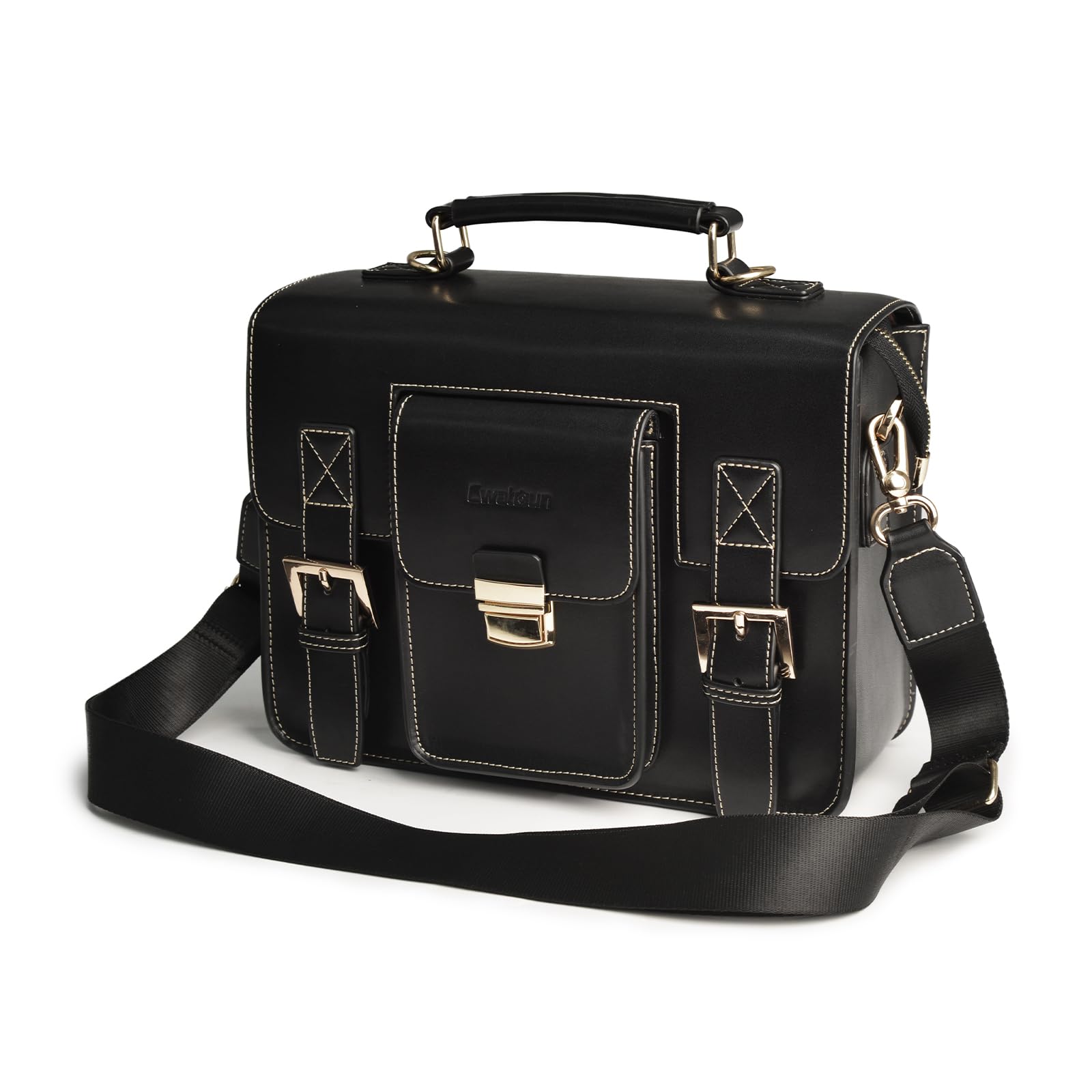 【まとめ買いで最大1000円OFFクーポン!】【送料無料】カメラバッグ リュック 英国風 一眼レフ カメラバッ 、旅行撮影バッグキヤノン、ニコン、ソニー、富士デジタル一眼レフ/ミラーレスカメラ、レンズとアクセサリーです（黒です，M)