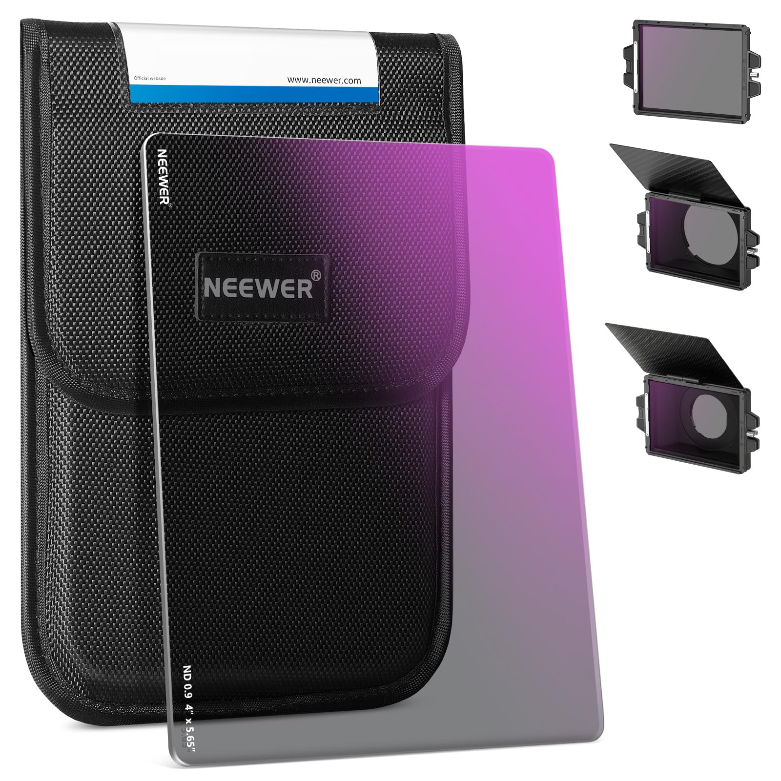 【まとめ買いで最大1000円OFFクーポン!】【送料無料】角型NDフィルター ND0.9(3ストップ) 4"x5.65" 両面30層ナノコーティング シネマフィルター NDフィルター NEEWERマットボックス用 コンパチブル Tilta SmallRig