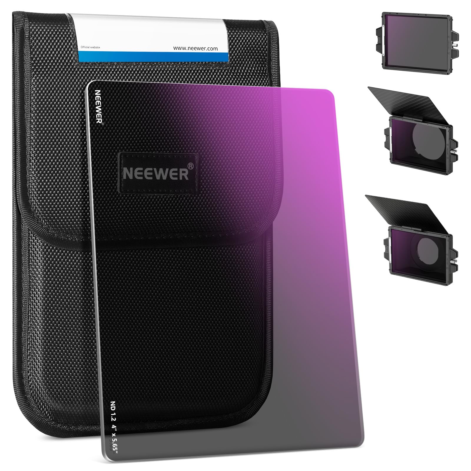 【まとめ買いで最大1000円OFFクーポン!】【送料無料】角型NDフィルター ND1.2(4ストップ) 4"x5.65" 両面30層ナノコーティング シネマフィルター NDフィルター NEEWERマットボックス用 コンパチブル Tilta SmallRig